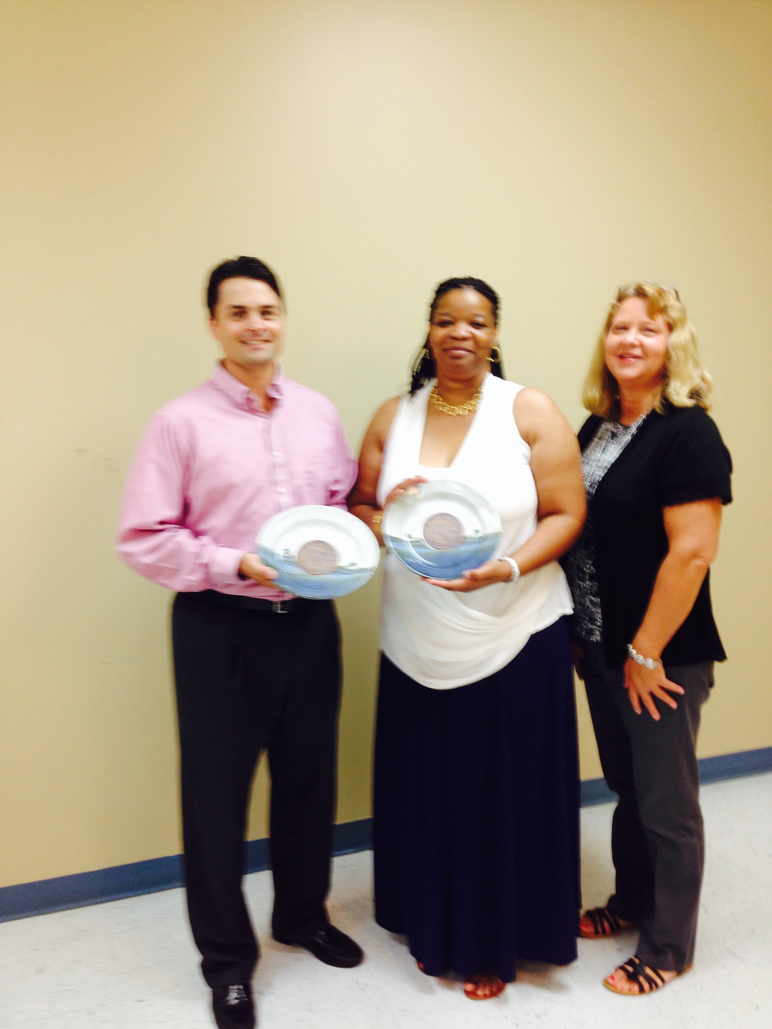 (L-R) Wesley deVegter, Terneria Hartsfield and Cindy Hoy.